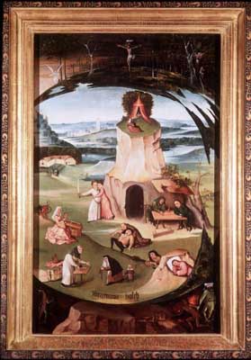 Hieronymus Bosch, I sette peccati capitali, olio su tavola